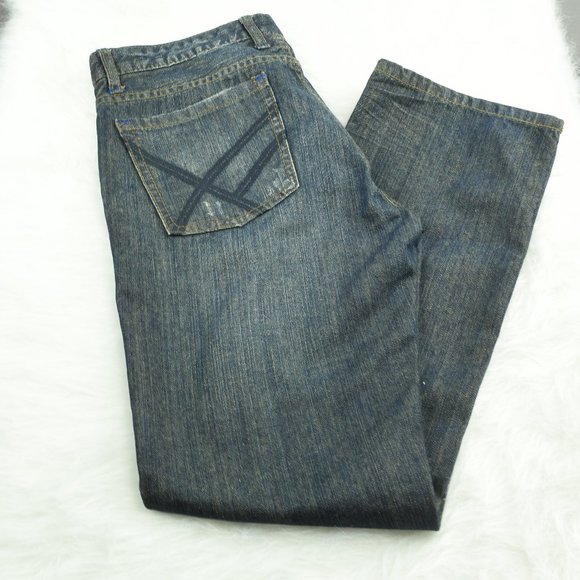 Kenneth Cole Reaction Men Jeans 30/30 Straight Leg - Picture 4 of 12